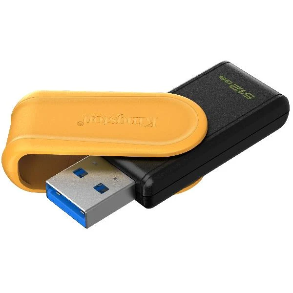 Kingston Technology DataTraveler 512GB Portable USB 3.2 Gen 1 Exodia S (Nero/Giallo)