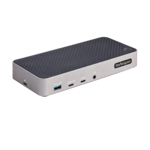 StarTech.com Docking Station USB-C per Tre Monitor - Dock USB C Triplo HDMI/DP 4K - Hub USB a 5 Porte - GbE - PD 100W, Compatibile TB3 e 4
