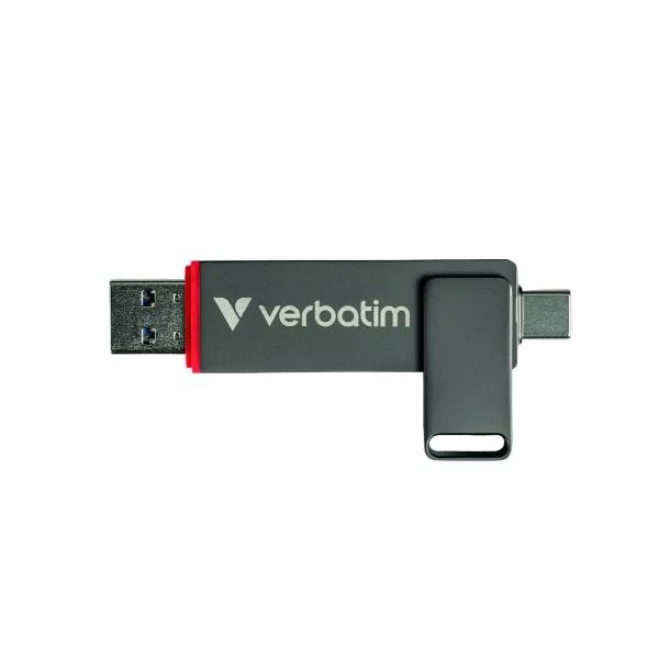Verbatim Dual QuickStick unità flash USB 512 GB USB Type-A / USB Type-C 3.2 Gen 1 (3.1 Gen 1) Grigio