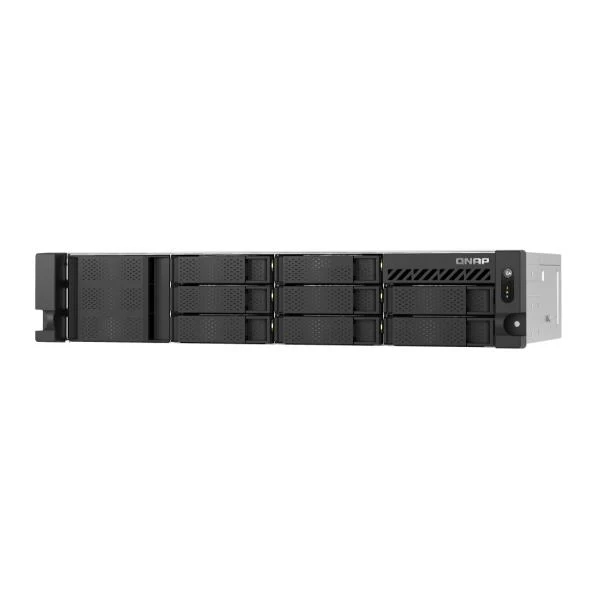 QNAP TS-855EU-RP NAS Armadio (2U) Intel Atom® C5125 8 GB DDR4 0 TB QuTS hero Nero