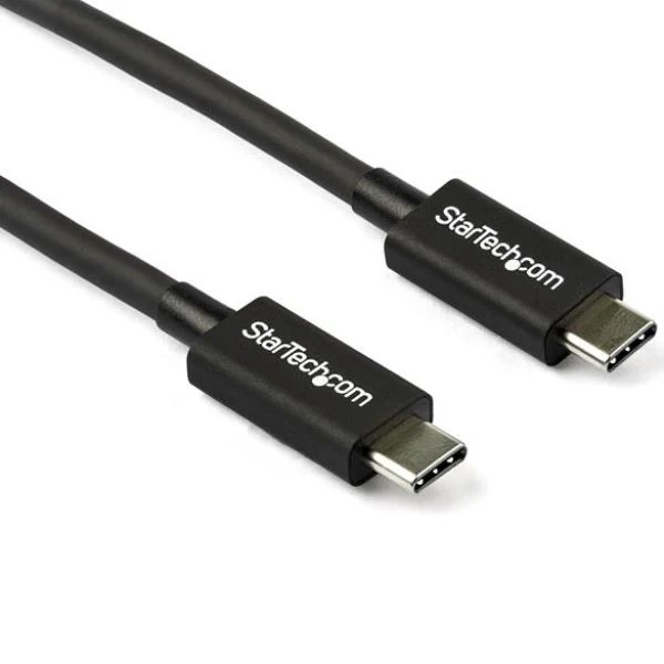 StarTech.com Cavo Thunderbolt 3 da 80 cm, 40Gbps, 100W PD, 4K/5K, Certificato Thunderbolt, Compatibile con Thunderbolt 4/USB 3.2/DP Alt Mode/USB4