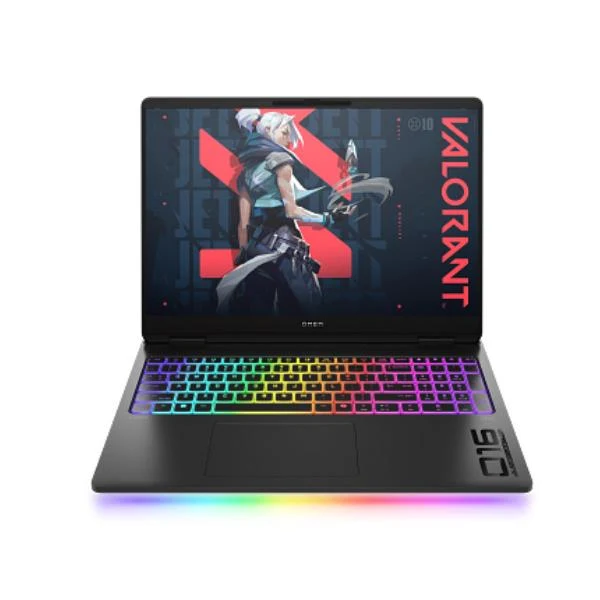 HP OMEN MAX Gaming Laptop 16-ak0005nl Copilot+ PC AMD Ryzen AI 9 375 Computer portatile 40,6 cm (16") WQXGA 32 GB DDR5-SDRAM NVIDIA GeForce RTX 5080 Wi-Fi 7 (802.11be) FreeDOS Nero