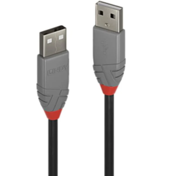 Lindy 36690 cavo USB USB 2.0 0,2 m USB A Nero