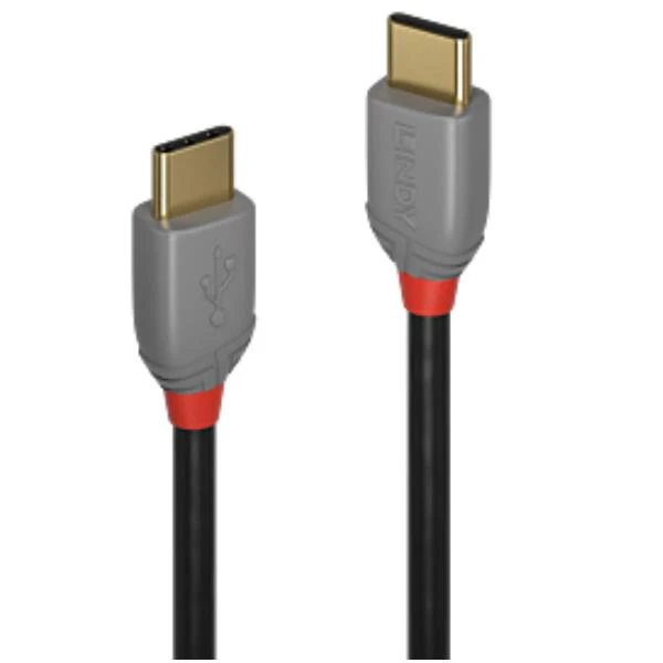 Lindy 36871 cavo USB USB 2.0 1 m USB C Nero, Grigio