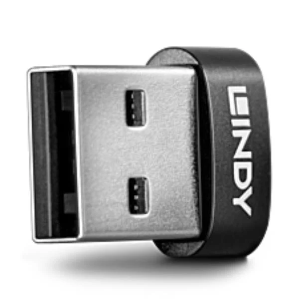Lindy 41884 adattatore per inversione del genere dei cavi USB Type-A USB Type-C Nero