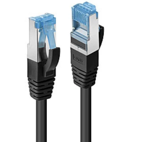 Lindy 47179 cavo di rete Nero 2 m Cat6a S/FTP (S-STP)