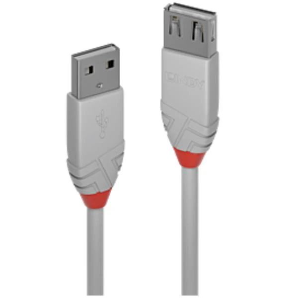 Lindy 36712 cavo USB USB 2.0 1 m USB A Grigio