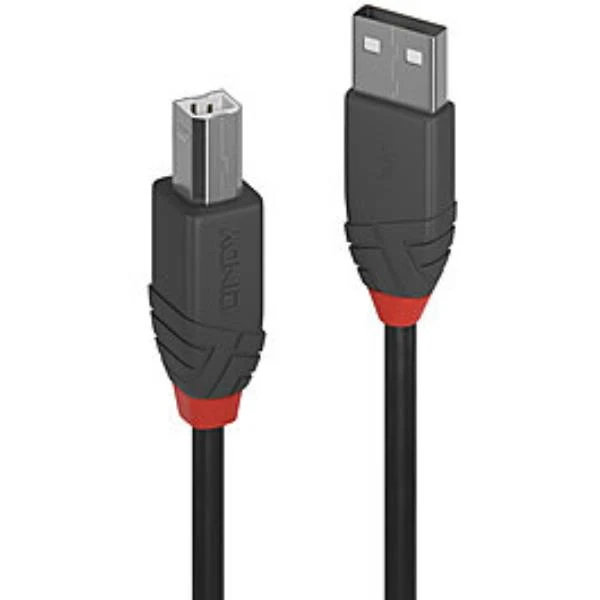 Lindy 36676 cavo USB USB 2.0 7,5 m USB A USB B Nero