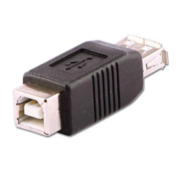 Lindy 71228 adattatore per inversione del genere dei cavi USB A USB B Nero