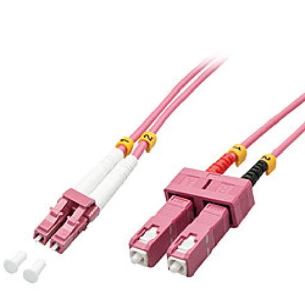 Lindy 46361 cavo InfiniBand e in fibra ottica 2 m LC SC Rosa
