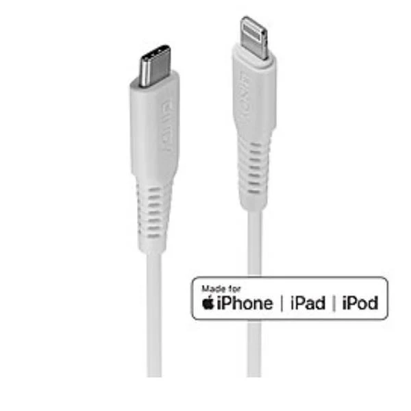 Lindy 31317 cavo Lightning 2 m Bianco
