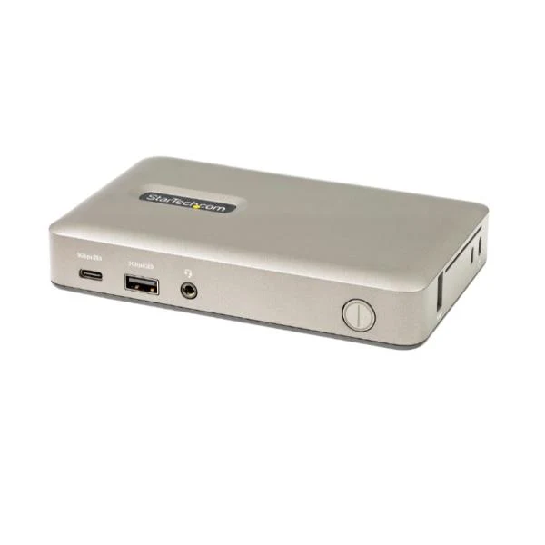 StarTech.com Docking Station USB-C - USB tipo C a DisplayPort 4K 30Hz o VGA - Ricarica USB Power Delivery da 65 W - Hub USB 3.1 Gen 1 a 4 porte - Dock USB-C Universale per Laptop - Mini Dock USB-C con Ethernet