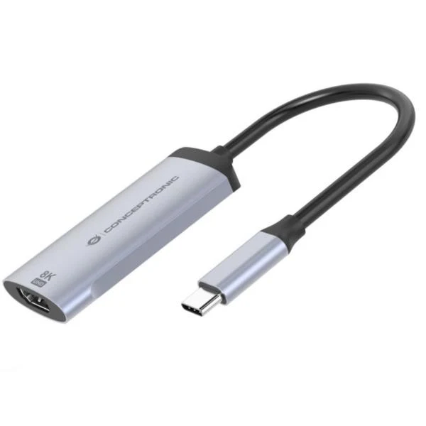 Conceptronic ABBY23G adattatore grafico USB 7680 x 4320 Pixel Argento