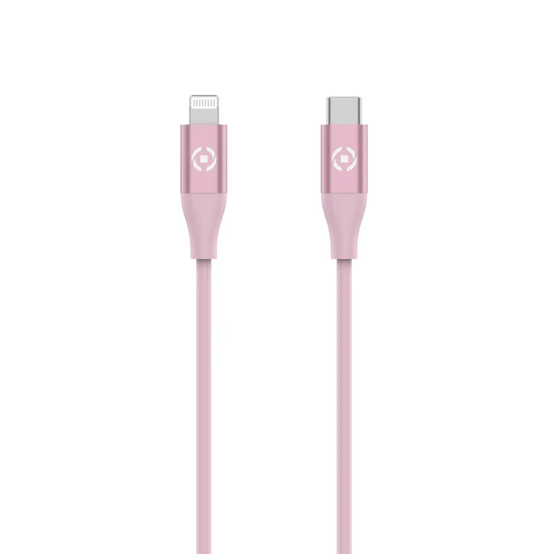 Celly USBCLIGHTCOLPK cavo Lightning 1,5 m Rosa