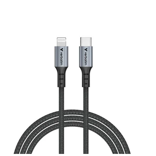 Verbatim 31844 cavo Lightning 1,2 m Nero
