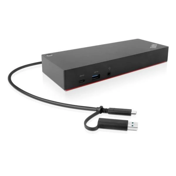 Lenovo 40AF0135EU replicatore di porte e docking station per laptop Cablato Nero