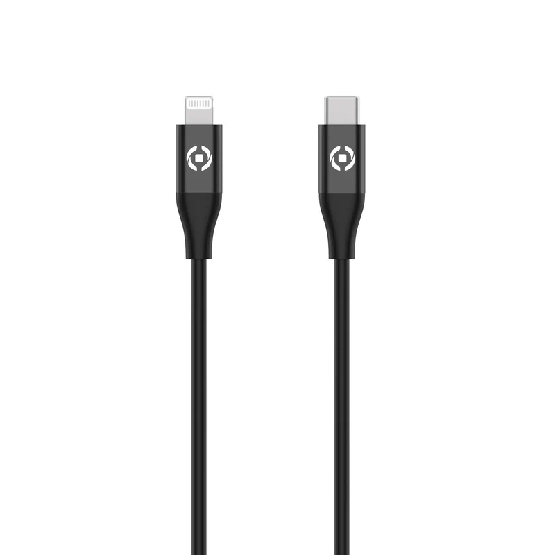 Celly USBCLIGHTCOLBK cavo Lightning 1,5 m Nero