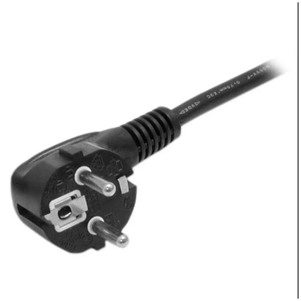 StarTech.com Cavo di Alimentazione per Computer da 2m, Cavo Elettrico AC di Ricambio per PC/Stampante da Spina EU Schuko a C13, 10A-250V, Omologato UL