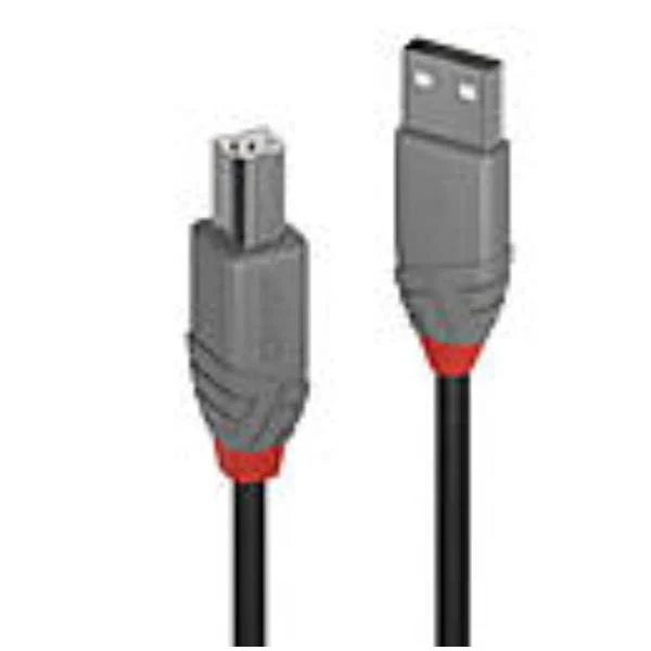 Lindy 36673 cavo USB USB 2.0 2 m USB A USB B Nero