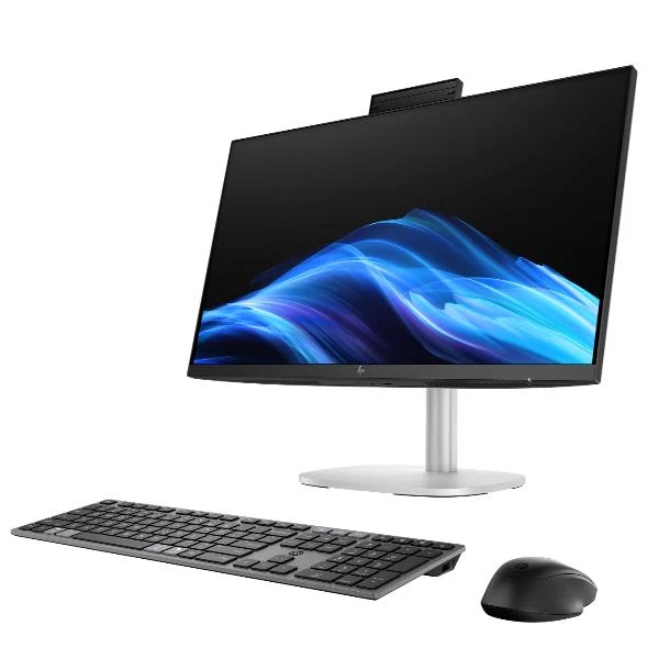 HP EliteStudio 8 G1i AI PC Wolf Pro Security Edition Intel Core Ultra 5 235 60,5 cm (23.8") 1920 x 1080 Pixel PC All-in-one 24 GB DDR5-SDRAM 512 GB SSD Windows 11 Pro Wi-Fi 7 (802.11be) Argento