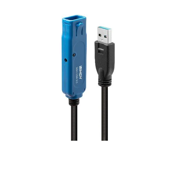 Lindy 43157 cavo USB USB 3.2 Gen 1 (3.1 Gen 1) 10 m USB A Nero
