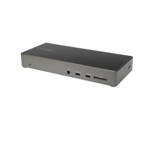 StarTech.com Dock USB type C - Docking station USB C con triplo monitor 4K - Power Delivery 100W - DP 1.4 Alt Mode & DSC, 2x DisplayPort 1.4/HDMI 2.0 - 6xUSB (2x 10Gbps) - Windows/Chrome