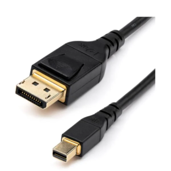 StarTech.com Cavo da Mini DisplayPort a DisplayPort 1.4 certificato VESA da 2m- 8K 60Hz HBR3 HDR - Cavo da mDP a DP 1.4 Super UHD - Sottile (34 AWG) Ultra HD 4K 120Hz - Cavo monitor/video