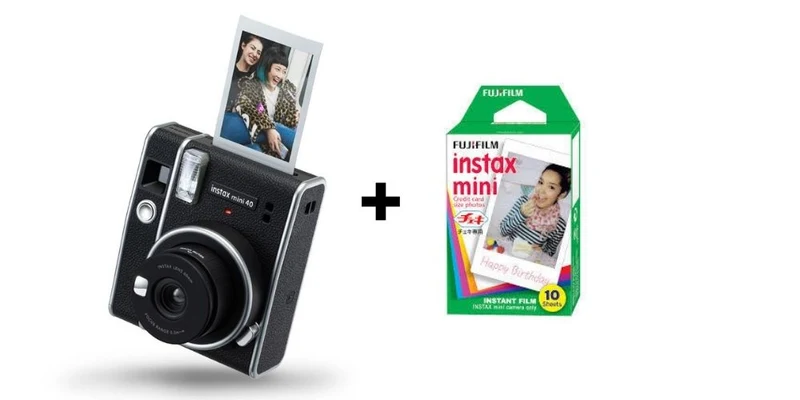 Fujifilm Instax Mini 40 Nera + Pellicola 10 pose