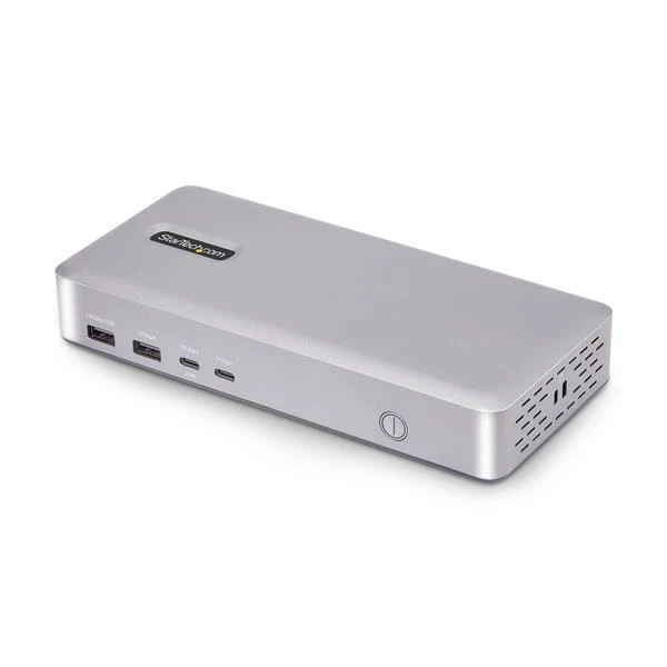 StarTech.com Docking Station USB4 per Doppio Monitor, due HDMI 4K 120Hz o singolo HDMI 8K60Hz, ricarica laptop 100W, 2,5 Gb, dock multi-monitor USB-C, senza driver