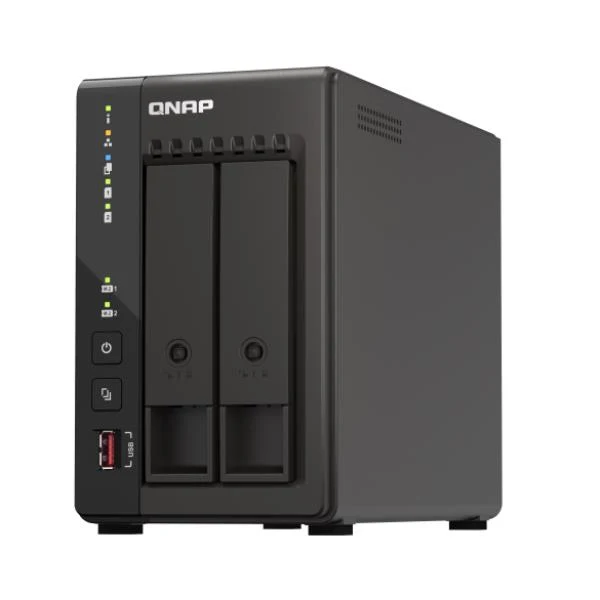 QNAP TS-253E NAS Tower Intel® Celeron® J6412 8 GB 0 TB QNAP QTS Nero