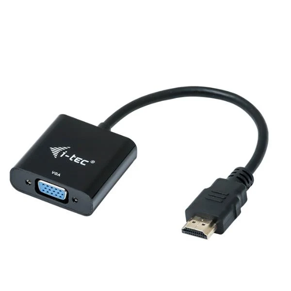i-tec HDMI2VGAADA cavo e adattatore video 0,15 m HDMI VGA Nero