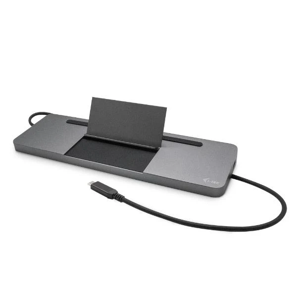 i-tec Metal USB-C Ergonomic 4K 3x Display Docking Station + Power Delivery 85 W