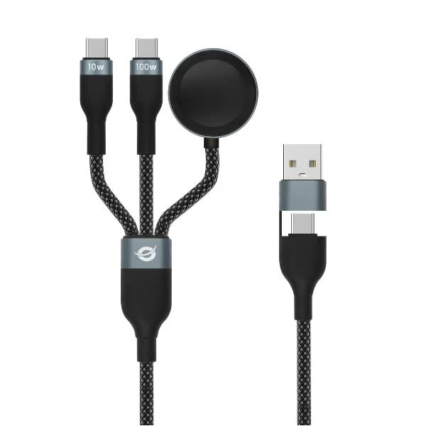 Conceptronic LBA01 accessorio per il blocco dei cavi Anchor Argento 1 pz