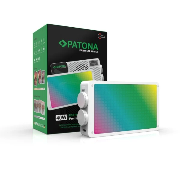 PATONA PREMIUM SR40 RGB LED PHOTO-/VIDEO LIGHT