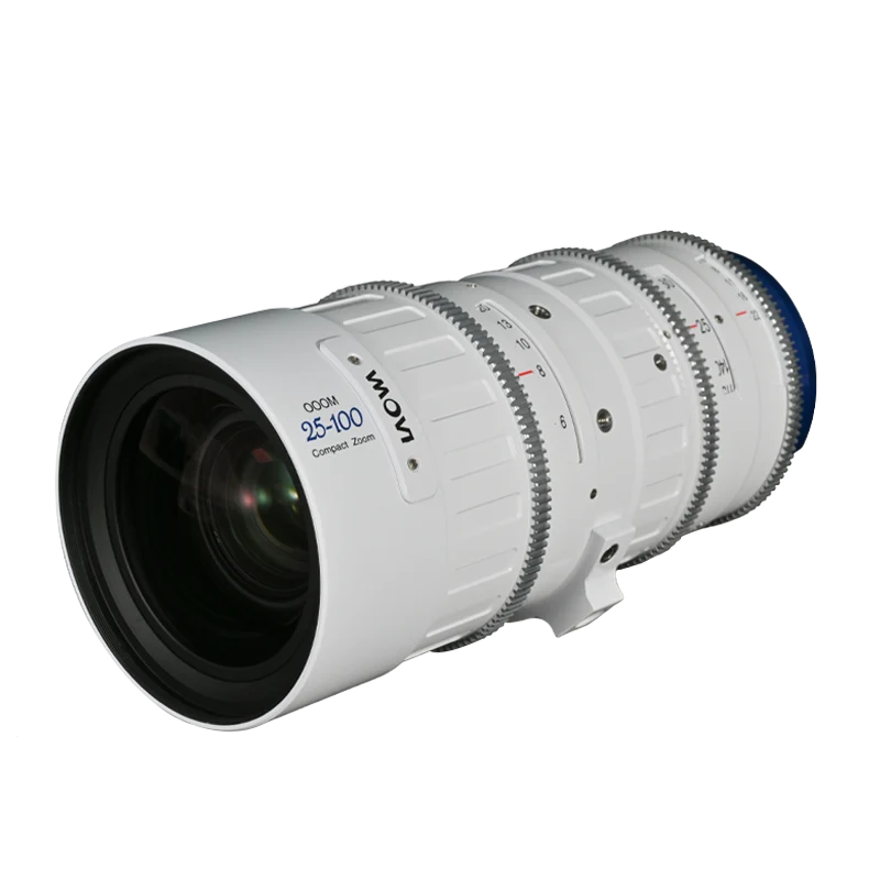 Laowa obiettivo 25-100mm t/2.9 S35 OOOM PL Cine Scala Feet Bianco
