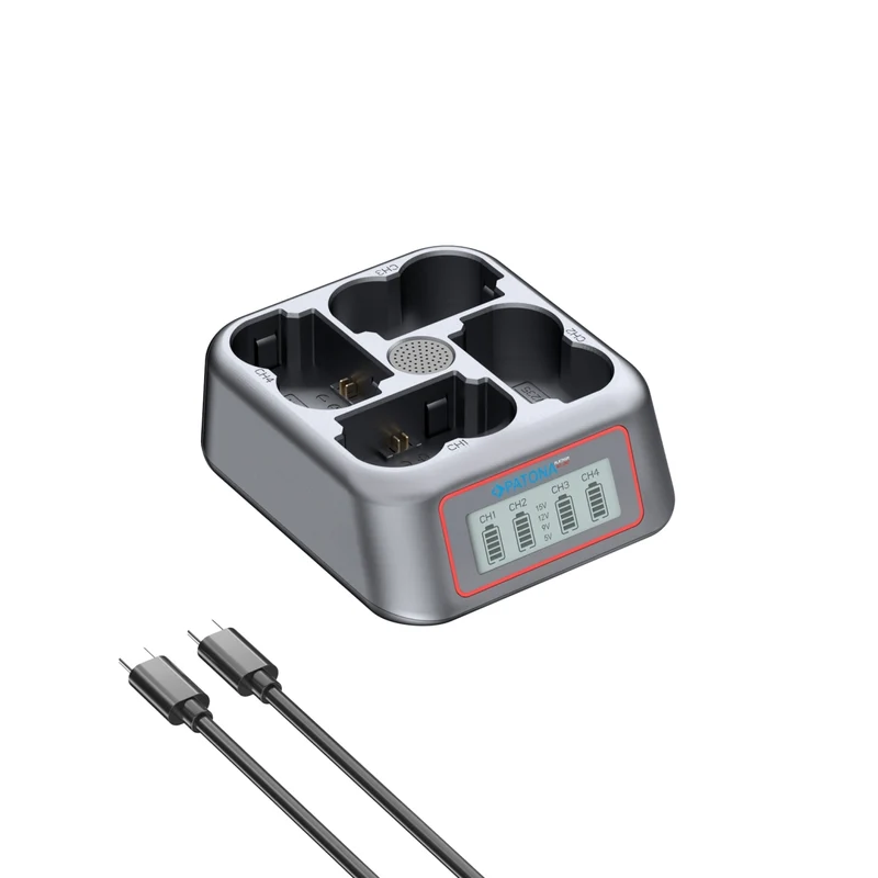 PATONA PLATINUM USB-C PD QC 4-PORT FAST CHARGER FOR FUJI NP-W235