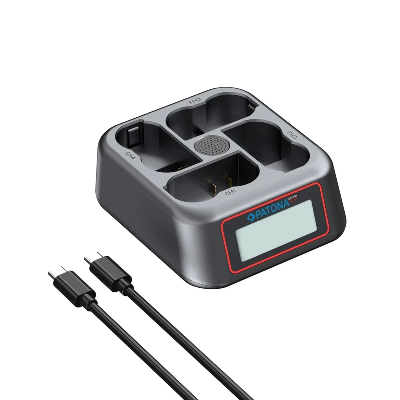 PATONA PLATINUM USB-C PD QC 4-PORT FAST CHARGER FOR NIKON EN-EL15