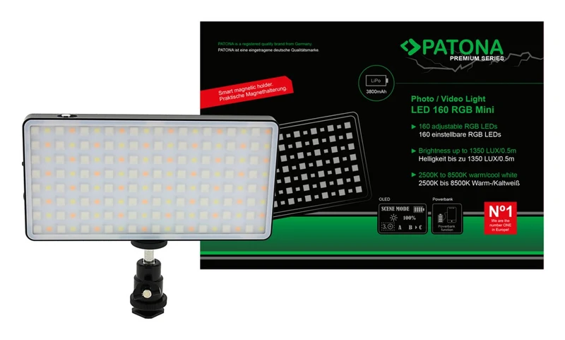 PANNELLO LED PREMIUM CON 160 LED RGB