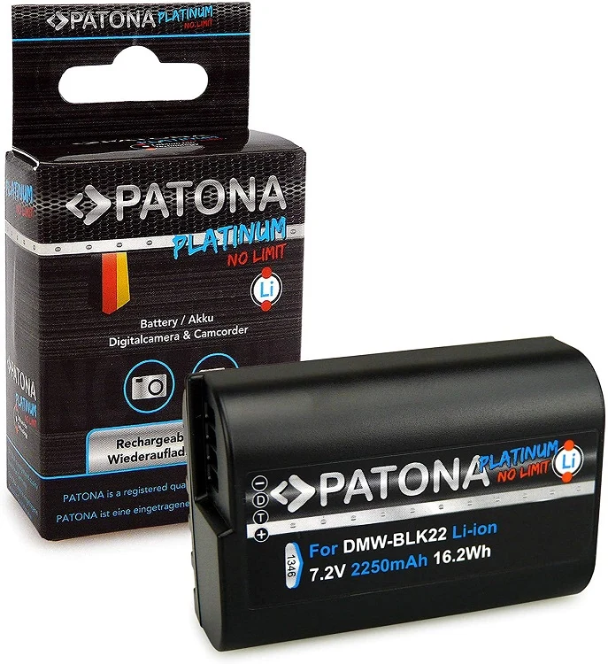 DMW-BLK22 PLATINUM 2250MAH