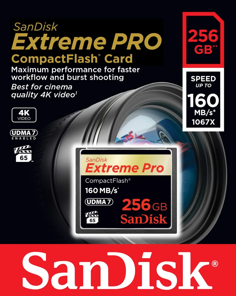 256GB EXTREME PRO CF 160MB/S