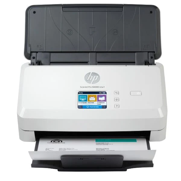 HP Scanjet Pro N4000 snw1 Sheet-feed Scanner Scanner a foglio 600 x 600 DPI A4 Nero, Bianco