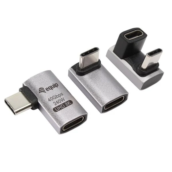 Equip Adattatore USB 4 C a C, 40Gbps, PD 240W, confezione da 3 pezzi