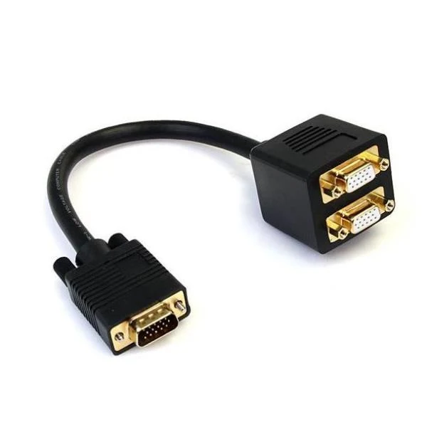 StarTech.com Cavo Sdoppiatore VGA a 2 uscite VGA - Cavo Y splitter VGA a doppia uscita VGA - M/F da 30 cm