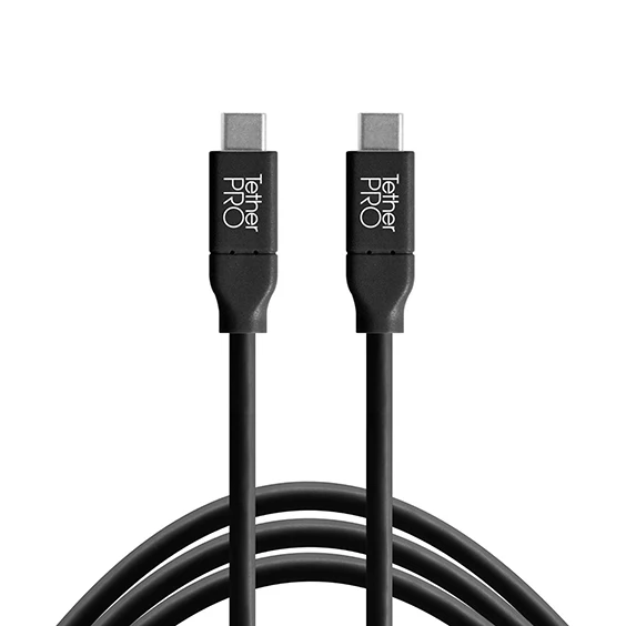 Tether Tools TetherPro cavo da USB-C a USB-C 4.6m nero