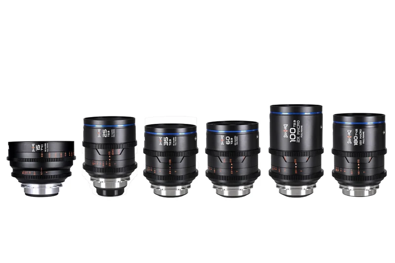 Laowa Venus Optics Kit obiettivo Sword 6 lenti 15mm 25mm 35mm 60mm 100mm 180mm per Arri PL Cine
