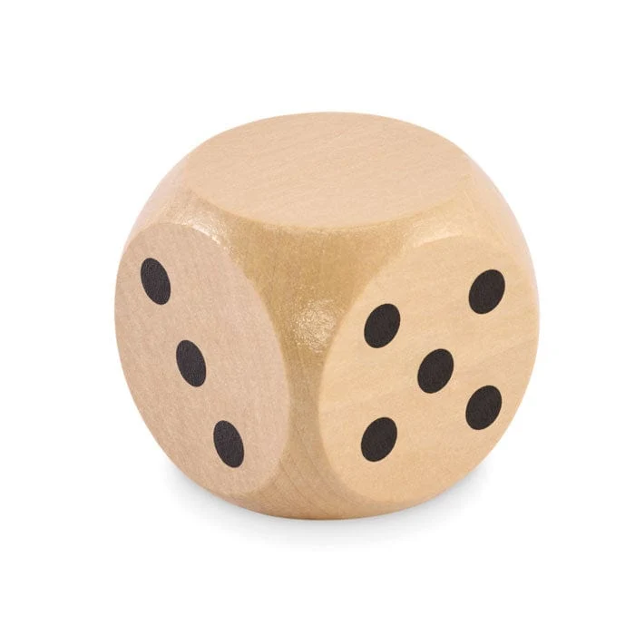 Dadi di legno Schima Ø 5 cm