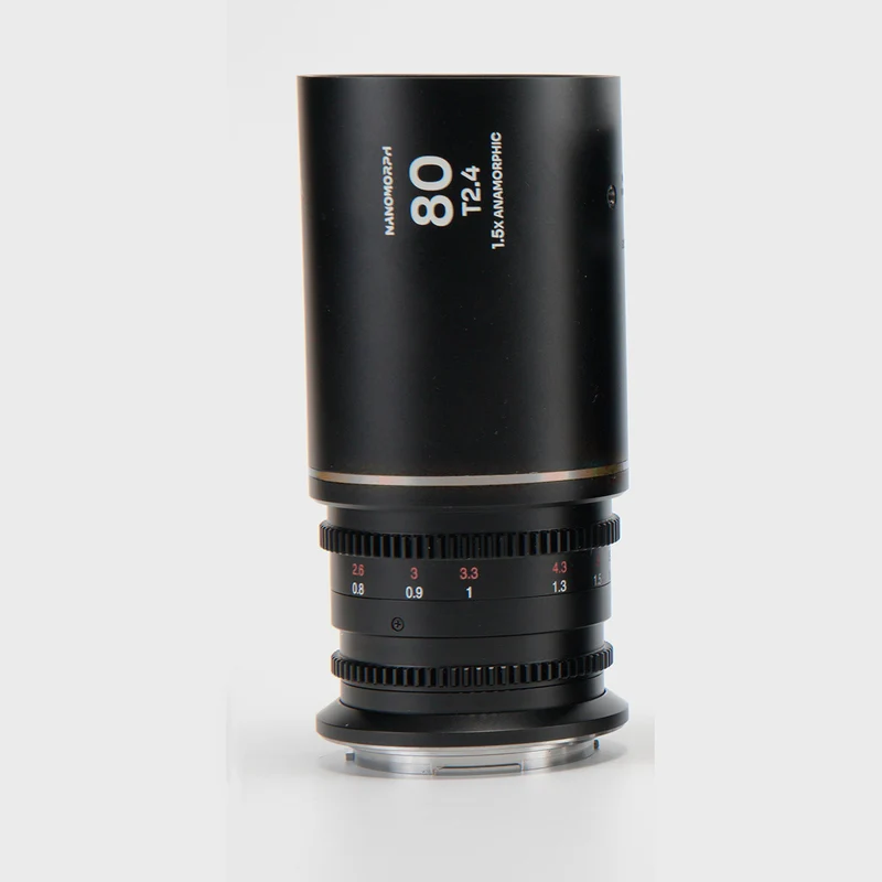 Laowa Venus Optics obiettivo 80mm t/2.4 1.5X S35 NanoMorph Silver MFT Cine