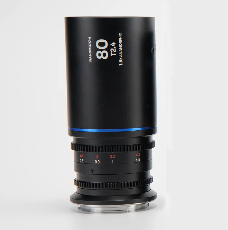 Laowa Venus Optics obiettivo 80mm t/2.4 1.5X S35 NanoMorph Blue Fuji X Cine