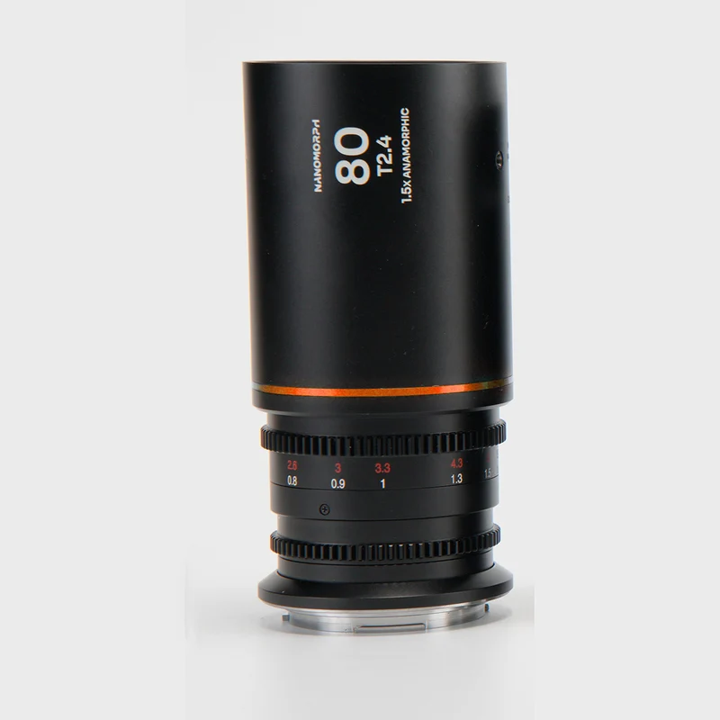 Laowa Venus Optics obiettivo 80mm t/2.4 1.5X S35 NanoMorph Ambra DL Cine