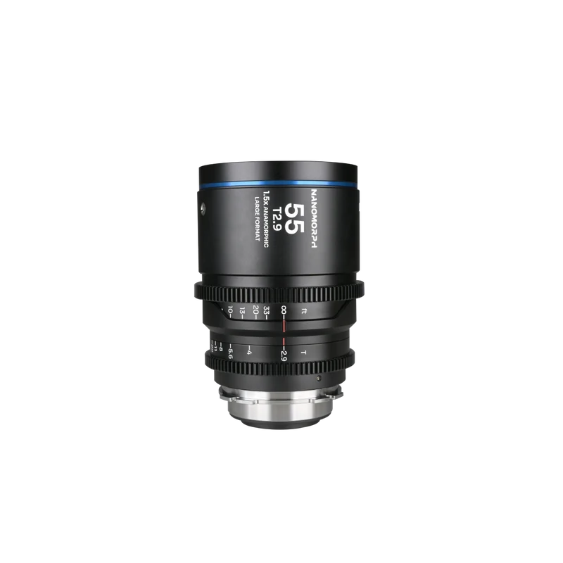 Laowa Venus Optics obiettivo 55mm t2.9 1.5X LF NanoMorph Blu PL+EF Cine